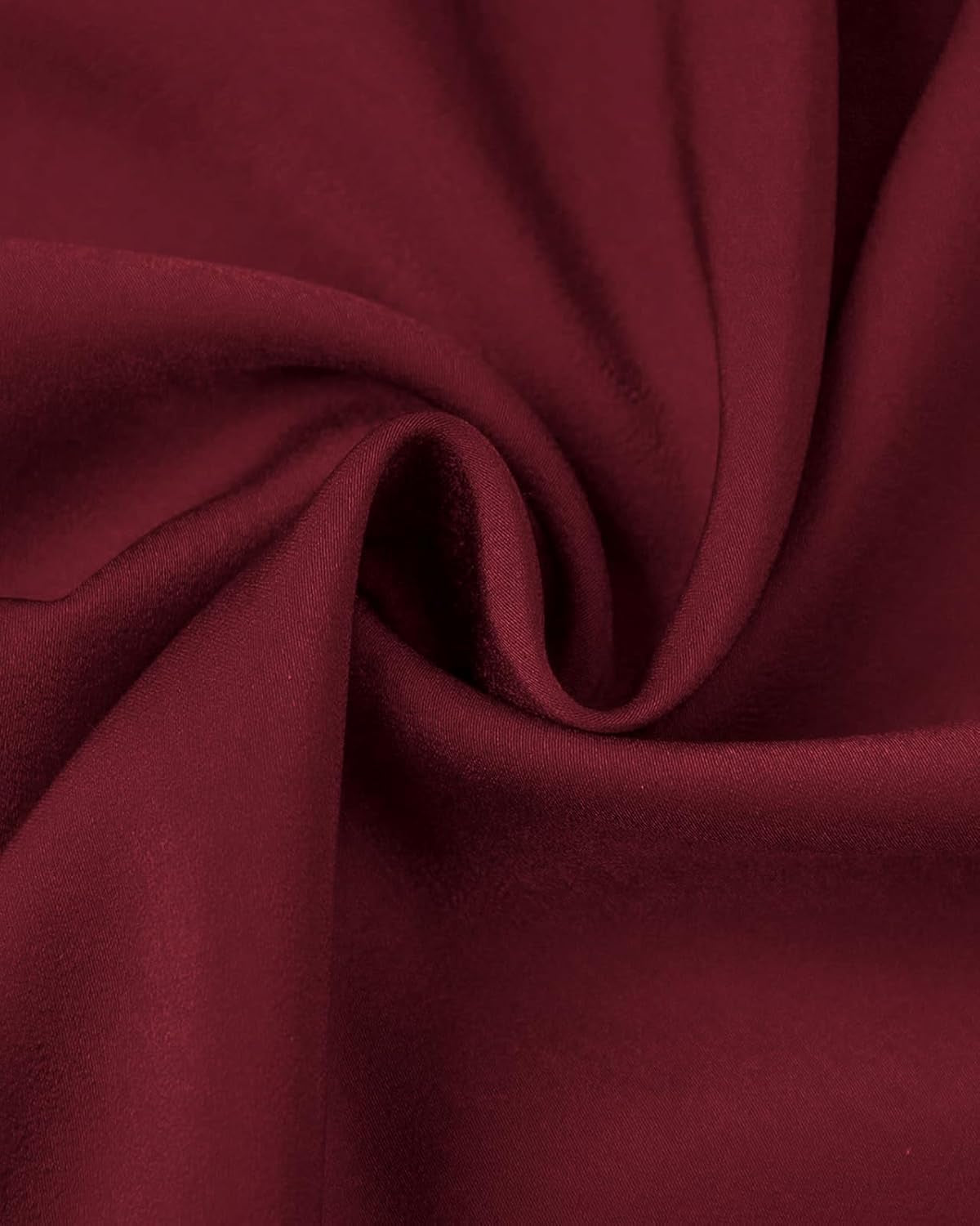 Women'S Satin High Waist Hidden Elasticized Waistband Flared Casual a Line Midi Skirt