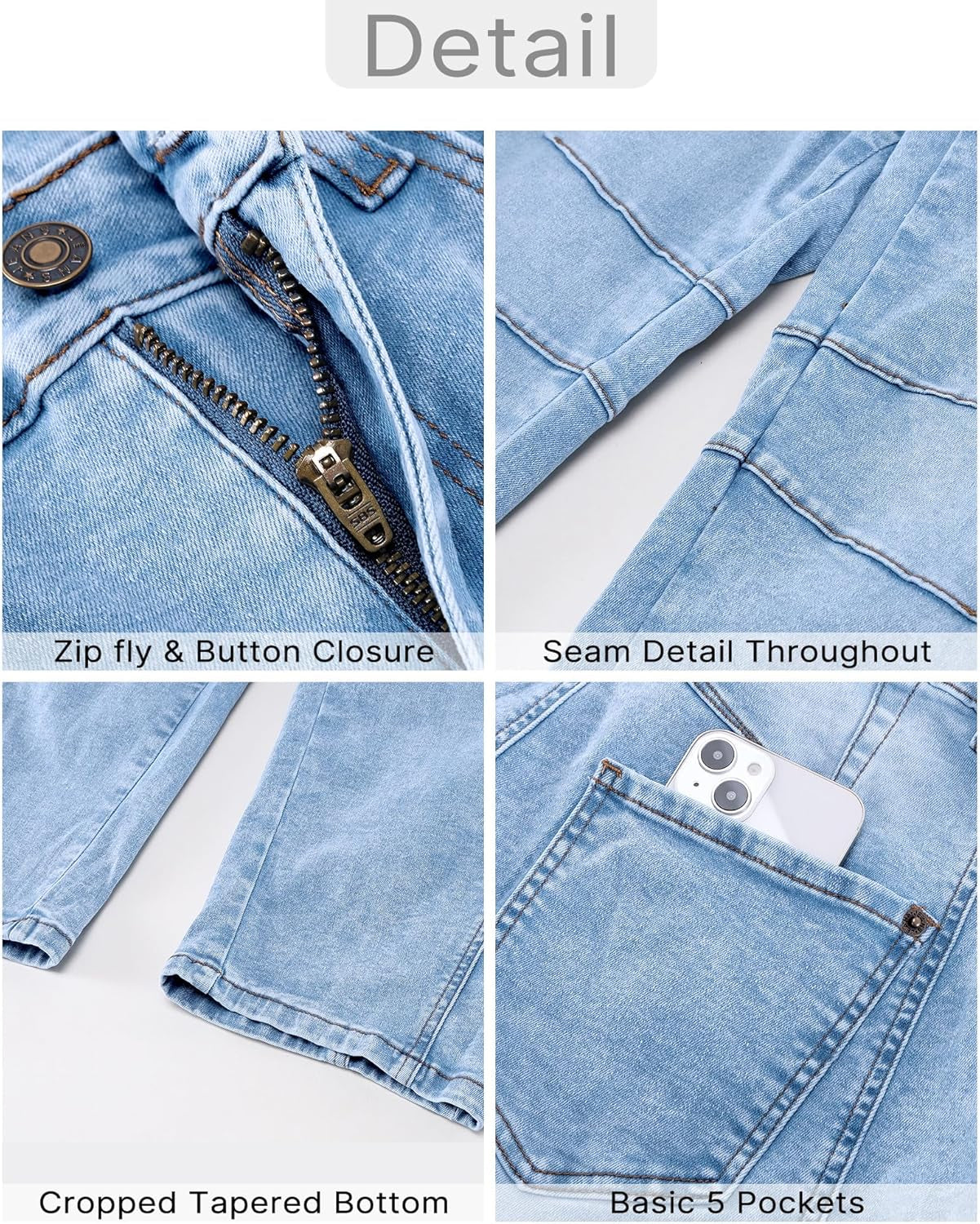 Barrel Jeans for Women Trendy High Waisted Wide Leg Baggy Cropped Relax Fit Stretch Denim Trouser Ankle Pants