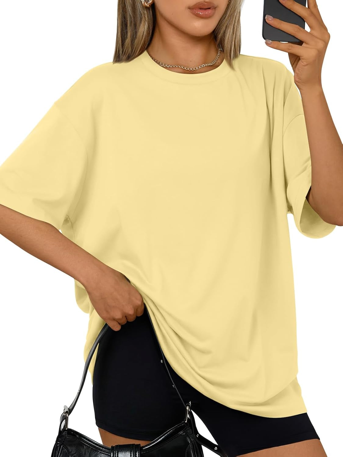 Womens Oversized Summer T Shirts plus Size Batwing Cute Casual Tops Short Sleeves Fashion Workout Clothes