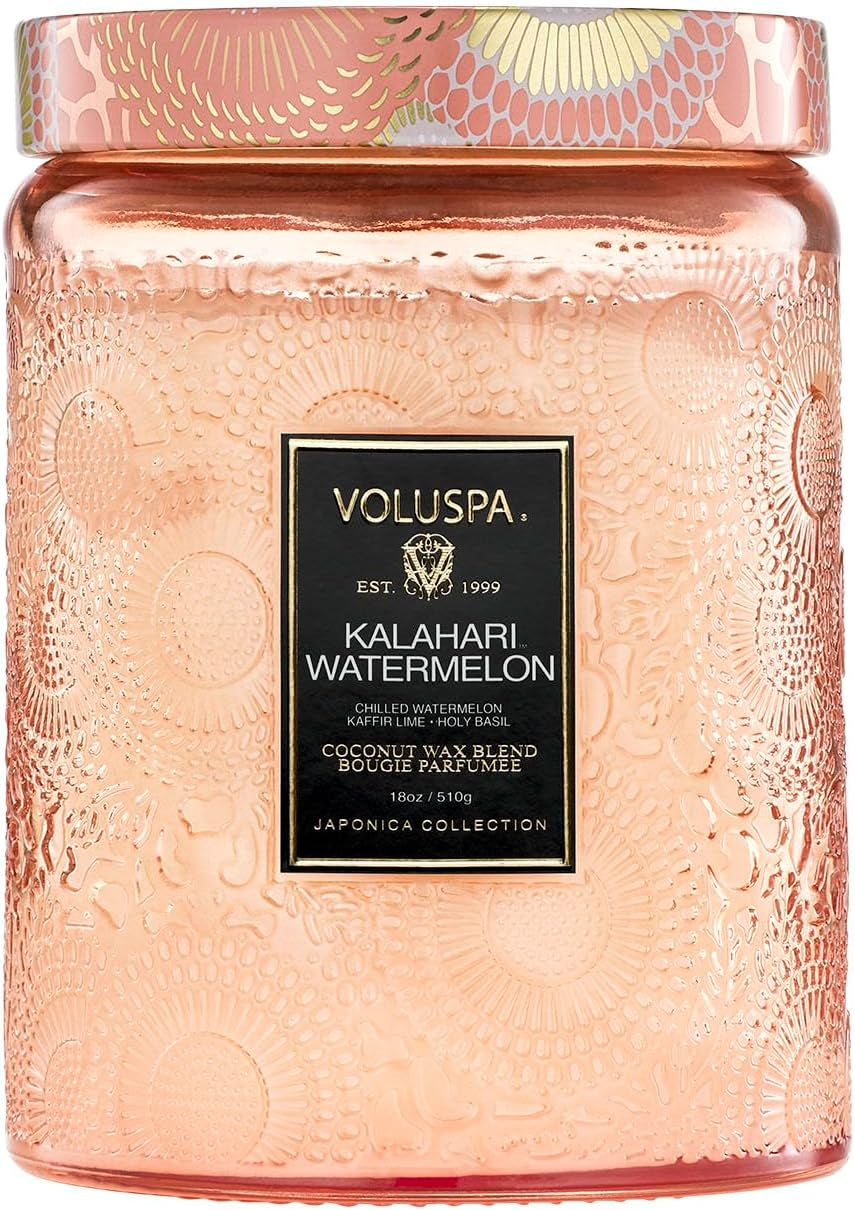 Santal Vanille Candle, 18 Oz, Coconut Wax Blend, Scented Candles for Home, 100 Hour Burn Time, Candle Jars