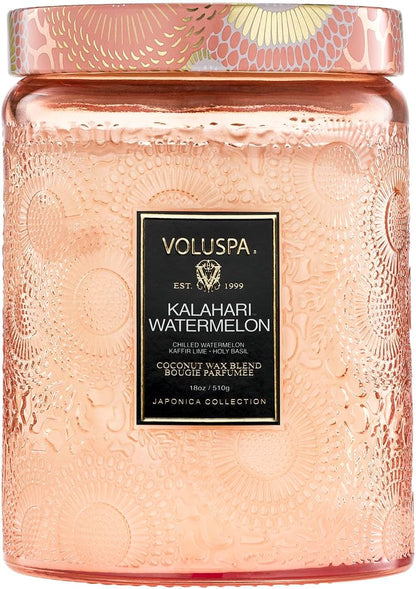 Santal Vanille Candle, 18 Oz, Coconut Wax Blend, Scented Candles for Home, 100 Hour Burn Time, Candle Jars