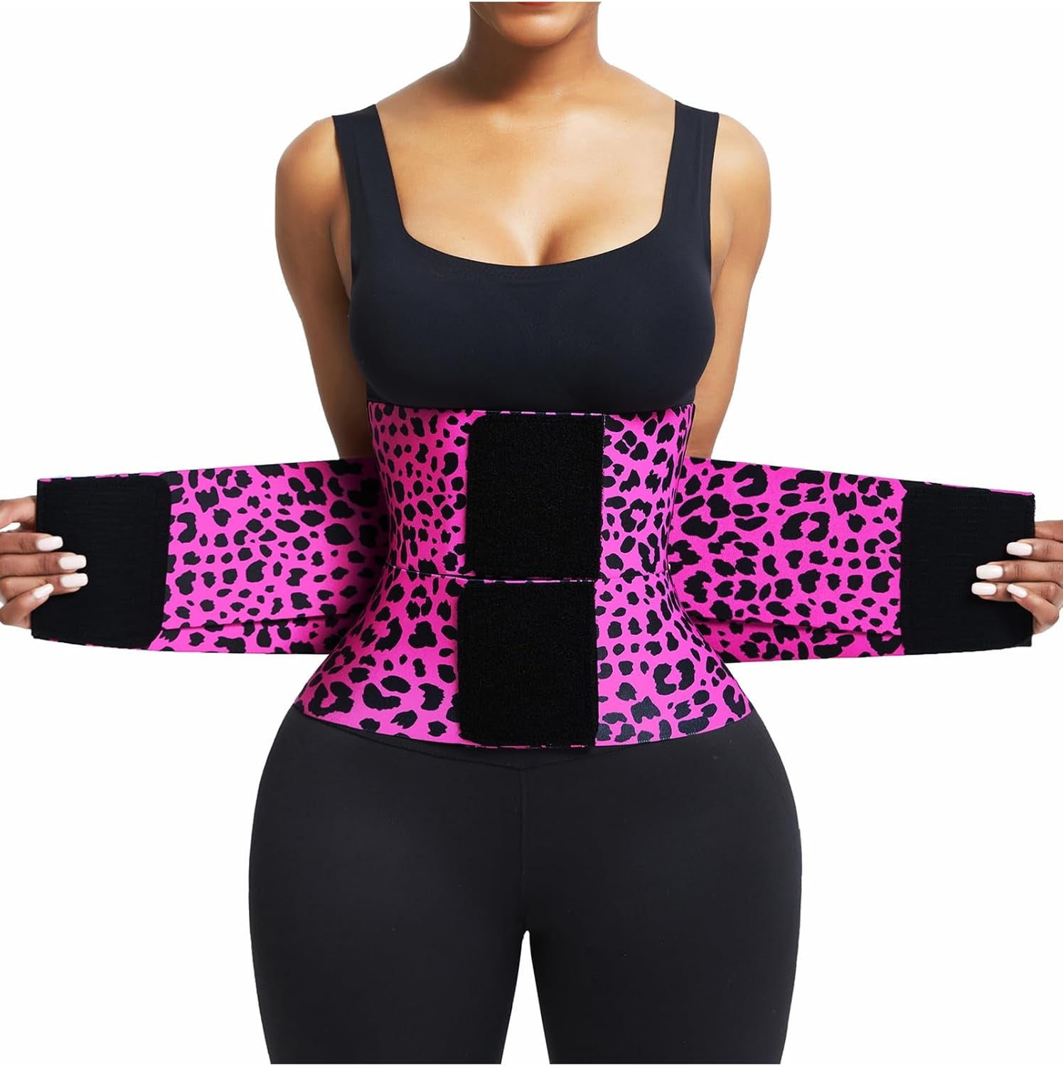 Waist Trainer Belt Waist Cincher Trimmer Ab Belt Tummy Control Body Shaper with Triple Wrap Women and Men
