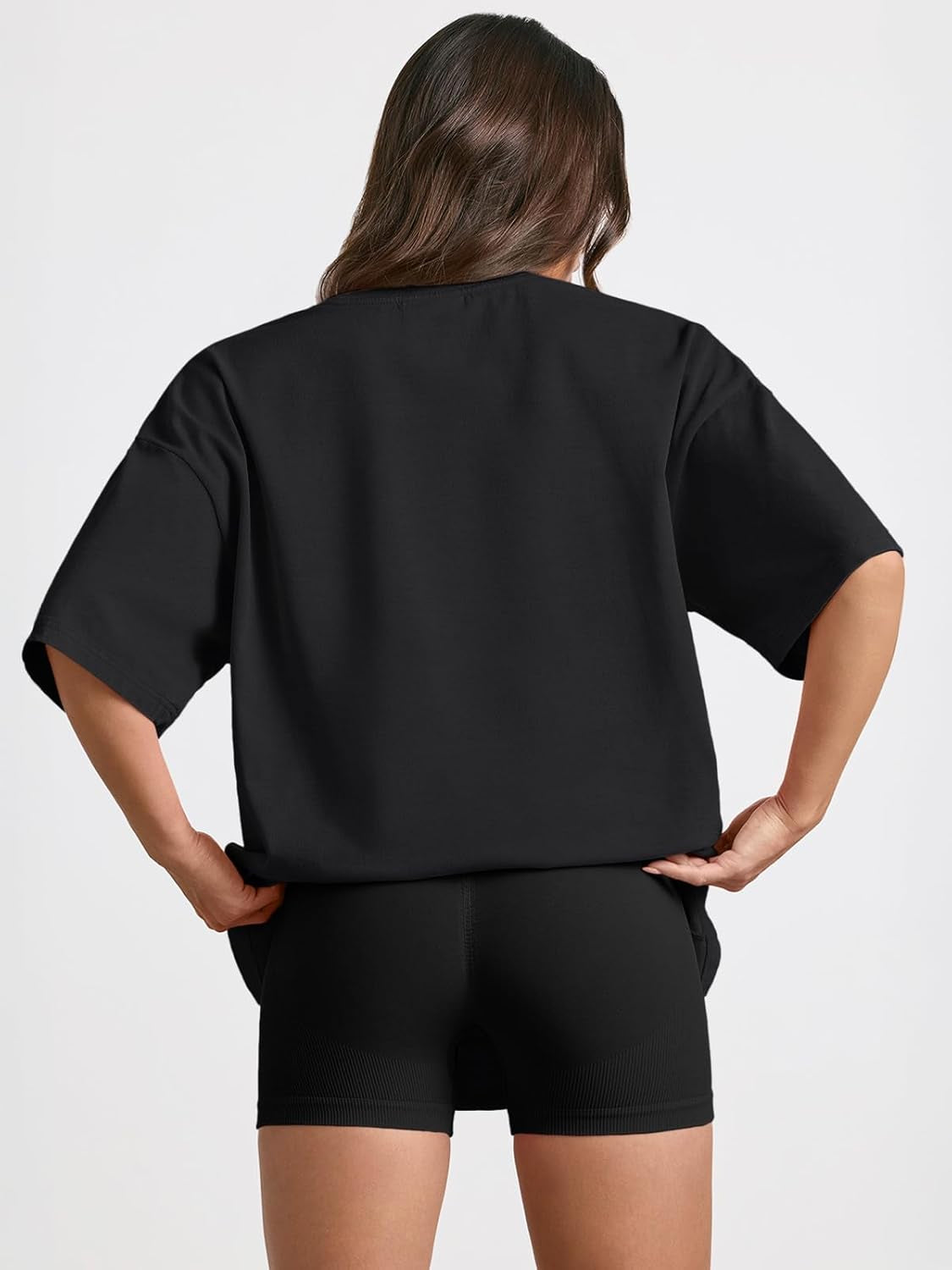 Womens Oversized Summer T Shirts plus Size Batwing Cute Casual Tops Short Sleeves Fashion Workout Clothes