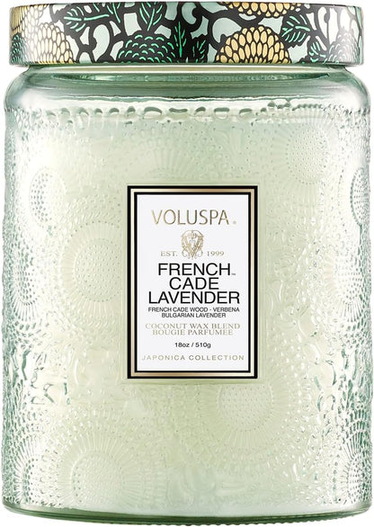 Santal Vanille Candle, 18 Oz, Coconut Wax Blend, Scented Candles for Home, 100 Hour Burn Time, Candle Jars