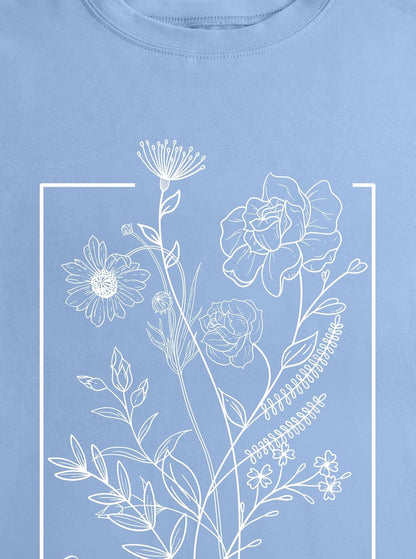 Women'S Casual Oversized T Shirt Short Sleeve Graphic Tee Letter Sun Moon Shirts