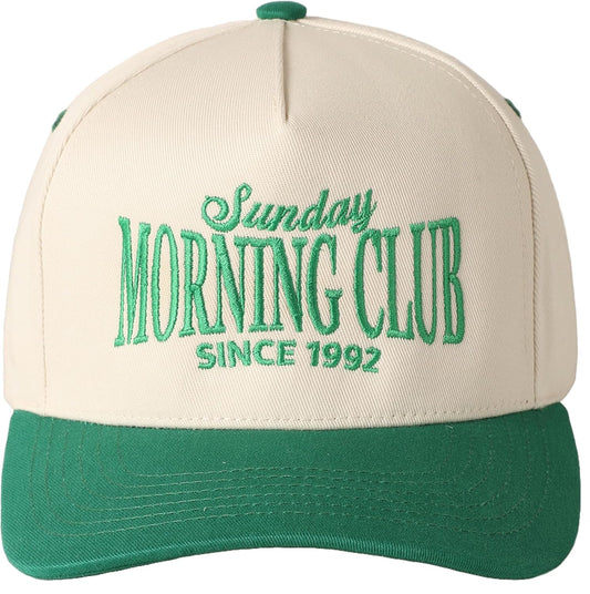 Two-Tone Vintage Canvas Trucker Hats for Men & Women, Adjustable Size Baseball Caps with Trendy Embroidered Design