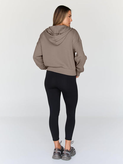 Hoodies for Women Full Zip up Cropped Sweatshirts Jackets Casual Comfy Gym Tops Fall Outfits Winter Clothes 2026