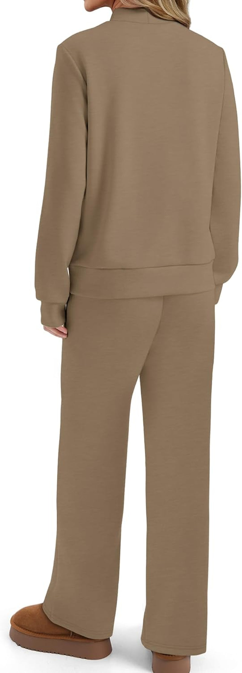 Two Piece Sets for Women Mock Neck Matching Sets Loungewear Fall Clothes Travel Outfits Fashion 2025 XS-2XL