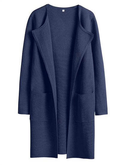 Womens Cardigan Sweater Open Front Knit Long Coatigan Dressy Casual Jacket Coat 2025 Fall Outfits Classy Clothes