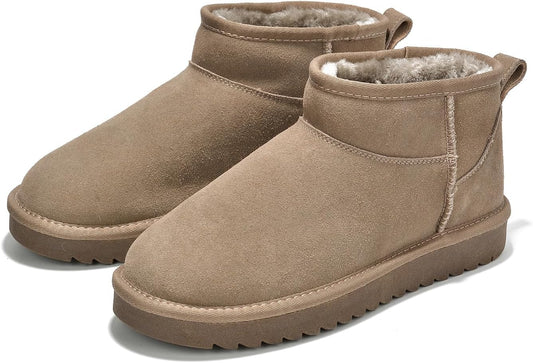 100% Genuine Leather Ankle Boots for Women - Water Resistant with Memory Foam Insole Winter Boots for Women - Trending Shoes & Comfortable Women'S Ankle Boots (Hippy)