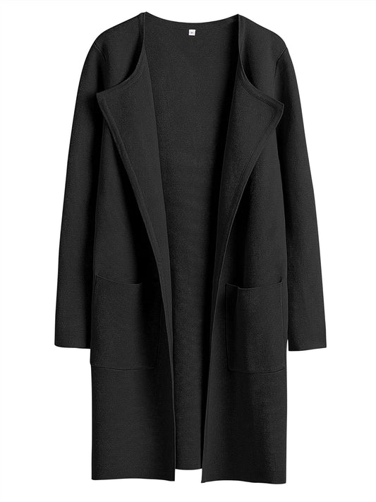 Womens Cardigan Sweater Open Front Knit Long Coatigan Dressy Casual Jacket Coat 2025 Fall Outfits Classy Clothes