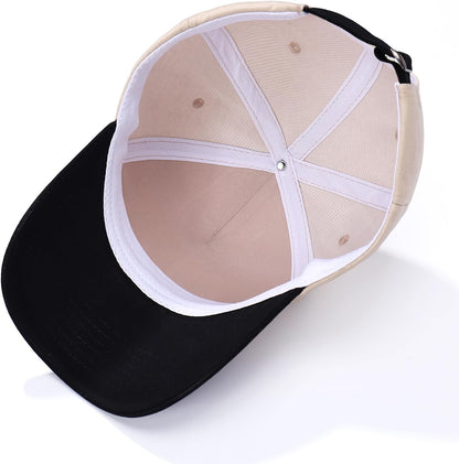 Vintage Two-Tone Trucker Hat Adjustable Baseball Cap with Mommin Embroidery Ponytail Fit Unisex Outdoor Casual Headwear