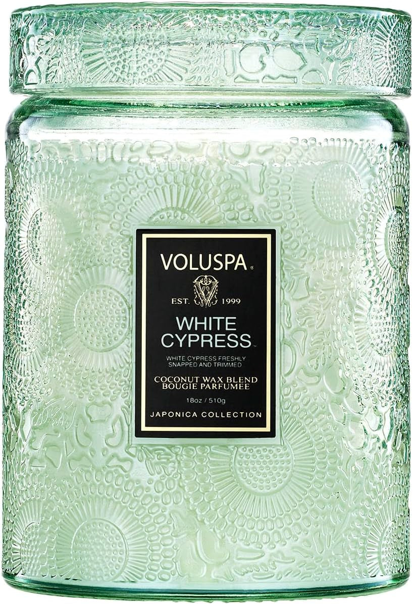 Santal Vanille Candle, 18 Oz, Coconut Wax Blend, Scented Candles for Home, 100 Hour Burn Time, Candle Jars