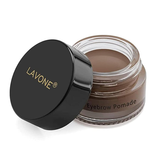 Eyebrow Pomade - Waterproof Brow Pomade for Long-Lasting Results,Smudge Proof and Sweat Resistant Formula,Natural Eyebrow Makeup for All Skin Types and Tones - Dark Brown
