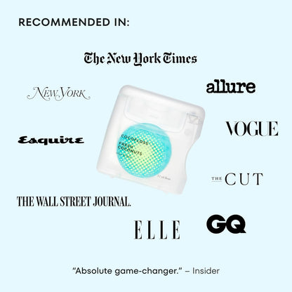 Woven Dental Floss, Dentist-Designed Oral Care, Waxed, Vegan, Kid-Friendly, with Coconut Oil, 4-Pack of Mint, Coconut, Orange, Strawberry (33 Yard Each)