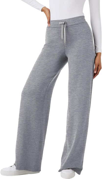 Lounge Sets for Women 2025 Half Zip Sweatshirt and Wide Leg Sweatpant 2 Piece Outfits Sweatsuit Tracksuit