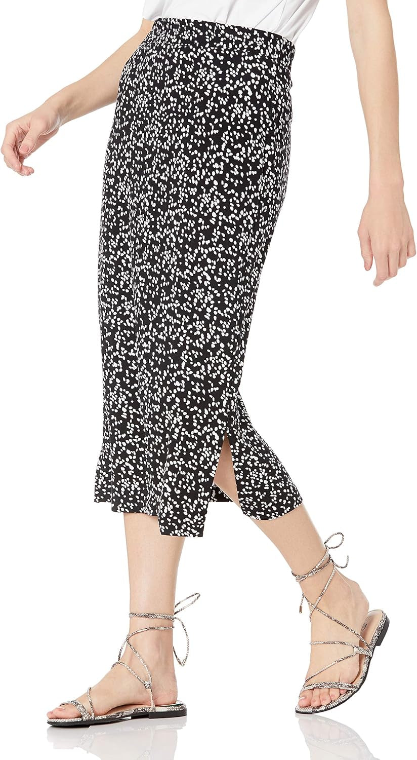 Women'S Pull-On Knit Midi Skirt (Available in plus Size)