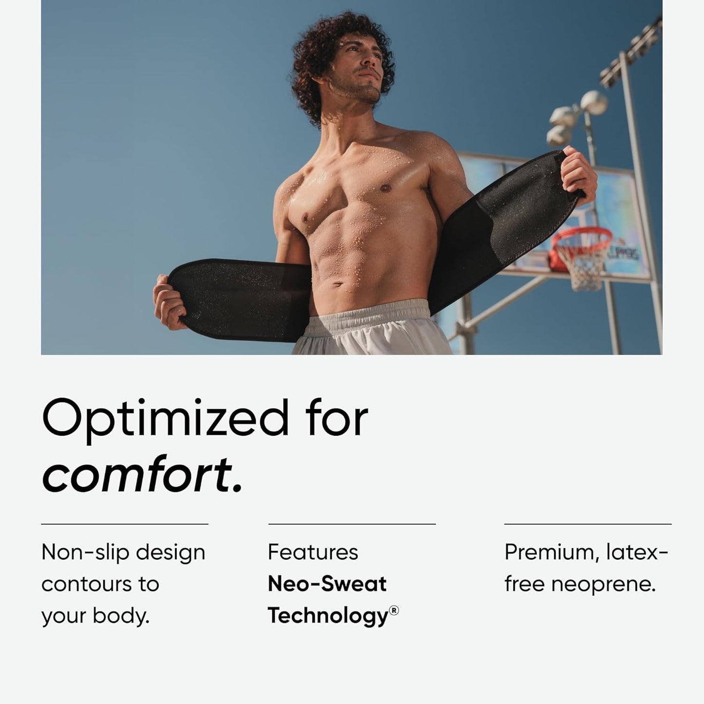 Sweet Sweat Waist Trimmer (Core Series) - Premium Sweat Enhancing Fitness Band for Women & Men